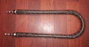 Heating elements with radiator