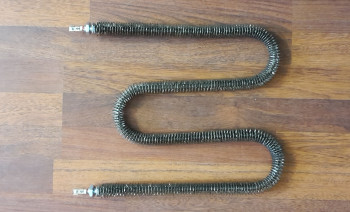 GR2_11 Grzałka M z radiatorem fiz27mm, szer oś 300mm 2500W,230V, wyprowadzenie konektor prosty M4