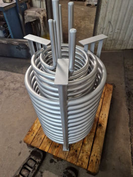 W_132 25060WZ - wężownica nierdzewna potrójna, r33,7 r26,9 r21,3mm, fiz560 fiz420 fiz310mm 